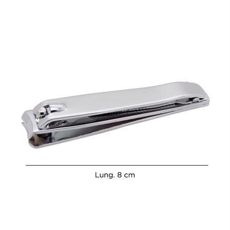 TAGLIAUNGHIE PUNTA CURVA INOX - LUNGHEZZA 8 CM
