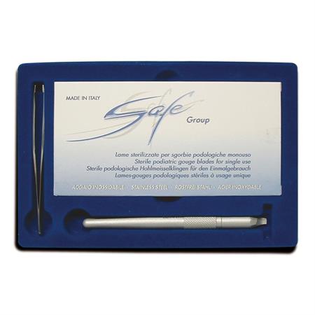 KIT LAME SAFE CON MANICO - MISURE 0 - 0,5 - 1 - CONF. 120 PZ