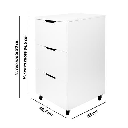 Holz-Wagen für Autoklav mit 3 Schubladen