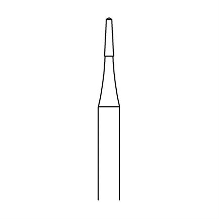 PUNTA FRESA IN ACCIAIO TOP PER UNGHIE - 1 MM 2PZ