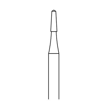 PUNTA FRESA IN ACCIAIO TOP PER UNGHIE - 1,4 MM 2PZ