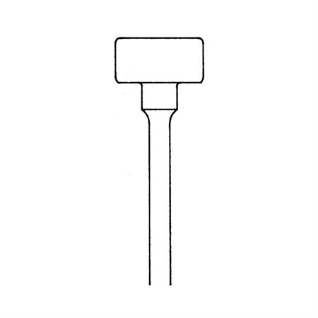 PUNTA FRESA TONDA CON LA PUNTA CONCAVA TOP -1 CM 1PZ