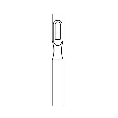 PUNTA FRESA TOP CON CAVA LISCIA - 2,3 MM 1PZ