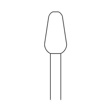 PUNTA FRESA A CONO CON LA PUNTA LAMELLATA TOP - 5 MM 1PZ