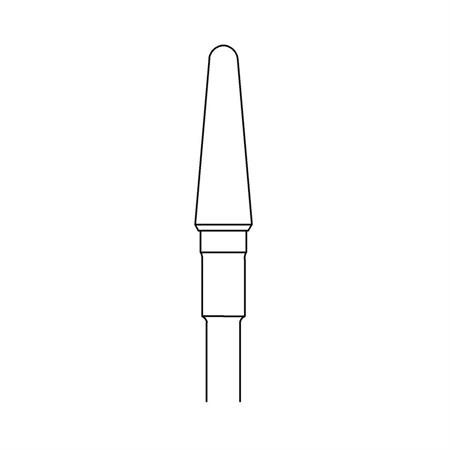 PUNTA FRESA PUNTA GRANA MEDIA DENTATURA A X TOP- 4 MM 1PZ