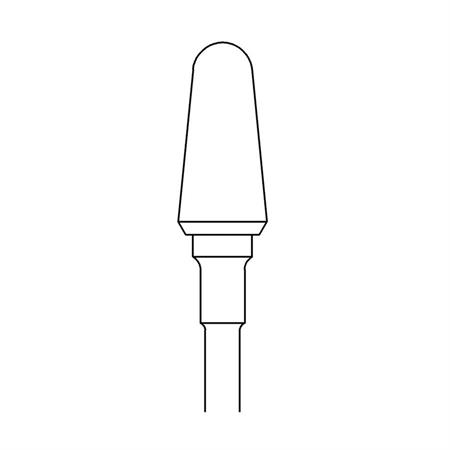 PUNTA FRESA PUNTA GRANA MEDIA DENTATURA A X TOP- 6 MM1PZ
