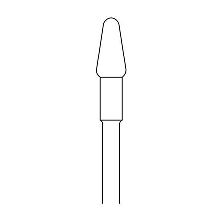 PUNTA FRESA PUNTA GRANA FINE DENTATURA A X TOP- 4 MM 1PZ