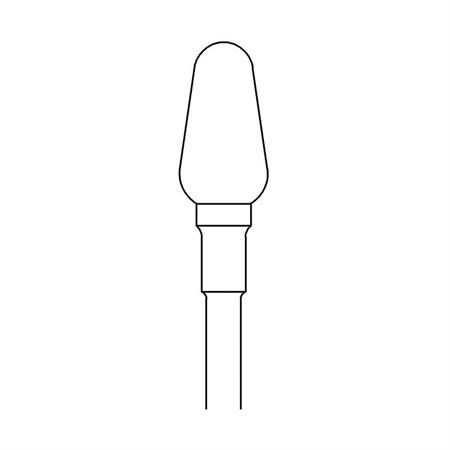 PUNTA FRESA PUNTA GRANA FINE DENTATURA A X TOP- 6 MM 1PZ