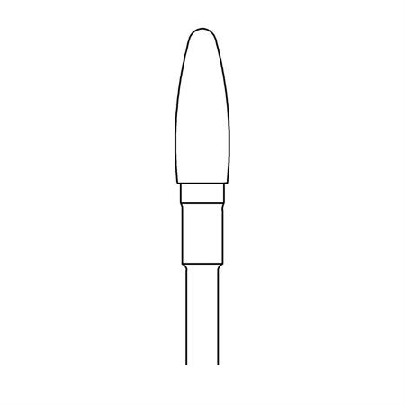 PUNTA FRESA PUNTA GRANA FINE DENTATURA A X TOP- 4 MM 1PZ
