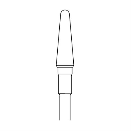 PUNTA FRESA PUNTA GRANA FINE DENTATURA A X TOP- 4 MM 1PZ