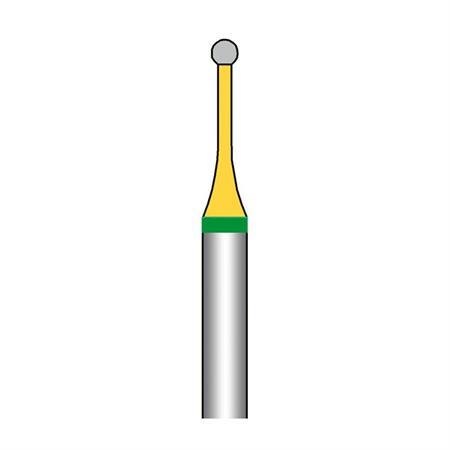 PUNTA FRESE IN 7 MISURE DIFFERENTI SFERA DENTELLATA TOP- 1,4 MM 2PZ