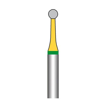 PUNTA FRESE IN 7 MISURE DIFFERENTI SFERA DENTELLATA TOP - 2,1 MM 2PZ