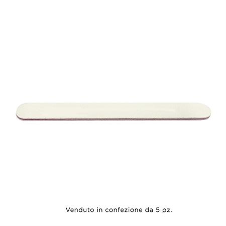 LIMA DRITTA BIANCA GRANA 240/240 - SPESSORE 4 MM -  CONF. 5 PZ