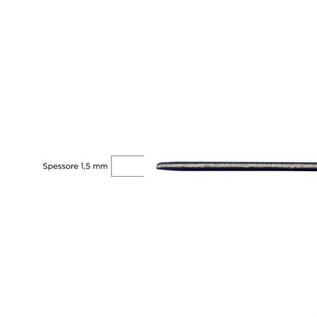 LIMA LEGNO NERA SOTTILE GRANA 100/100 - SPESSORE 1,5 MM - CONF. 5 PZ