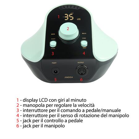 FRESA MICROMOTORE PER UNGHIE SKY 35000 RPM