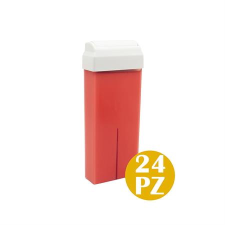 Rose Titanium Wax Roller 100ml 24pcs