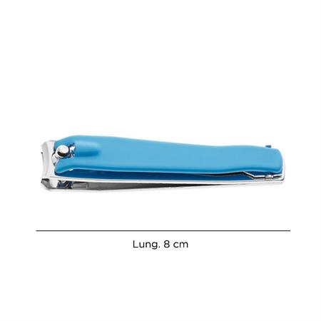 TAGLIAUNGHIE PUNTA CURVA AZZURRO - LUNGHEZZA 8 CM