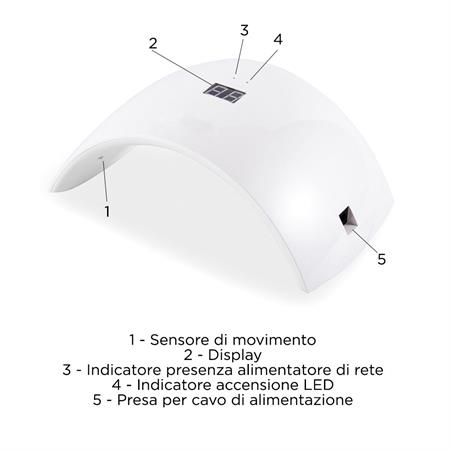 LAMPADA LED/UV PESCI 24W