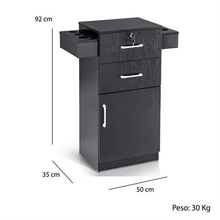 MOBILE CABINA ESTETICA PARRUCCHIERE WENGE'