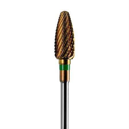 PUNTA FRESA METALLO COLORE ORO TOP- 6 MM 1PZ
