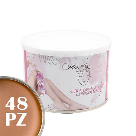 Cera Depilatoria Liposolubile Miele 400ml 48pz