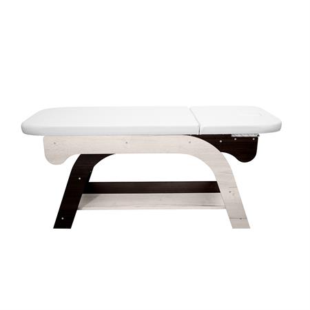 LETTINO MASSAGGIO IN LEGNO CROSS-1 SNODO-FIN. WENGE/LARICE