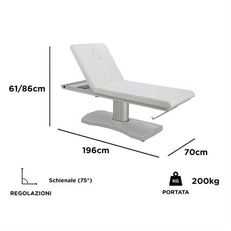 Elektrische Massageliege NEMO beheizte Matratze